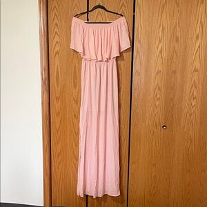 Show Me Your MuMu Pink Maxi Dress
